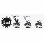 Triciclu Smoby Baby Driver Gri