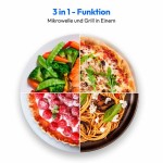 Cuptorul cu Microunde Medion MD17495 Gri 800 W 23 L