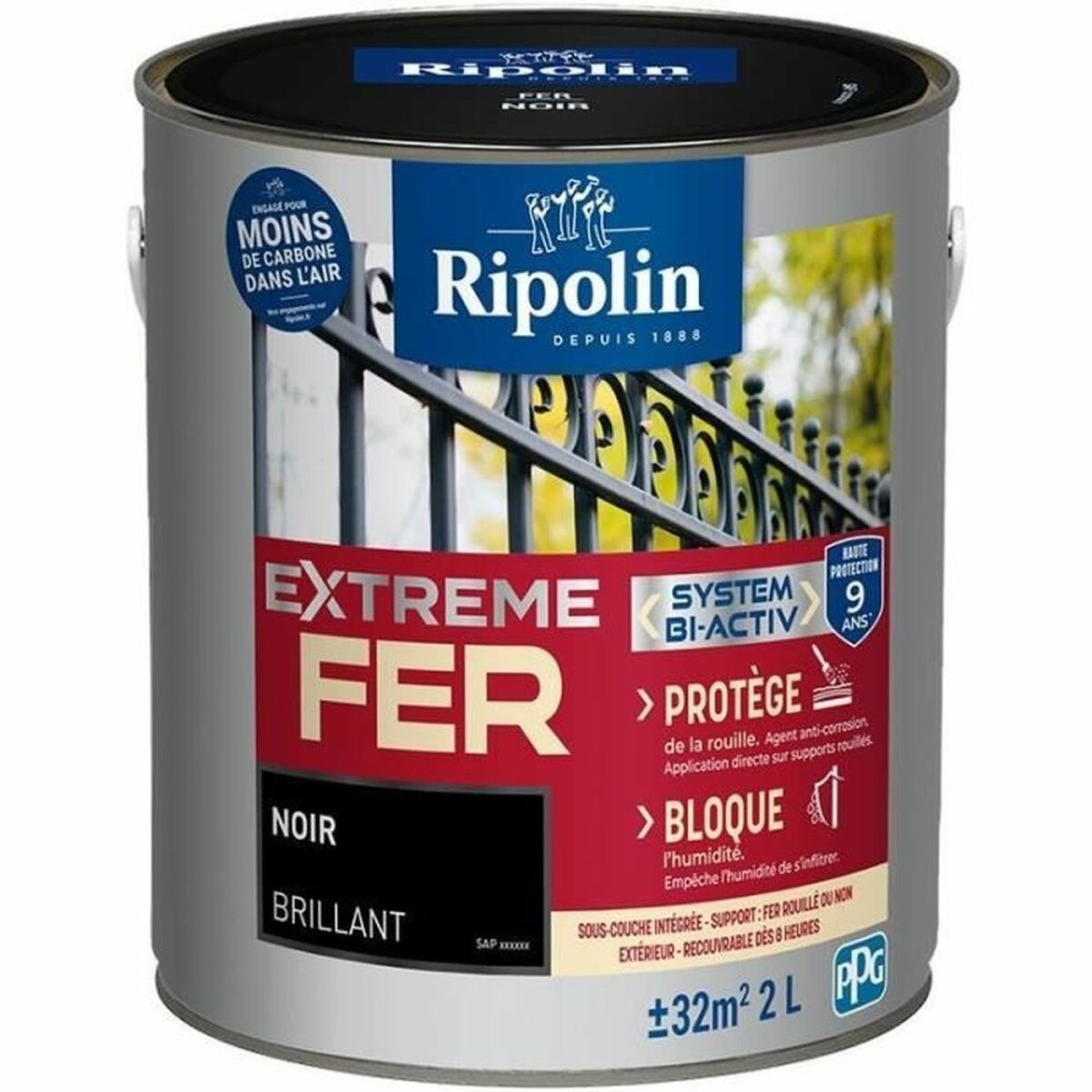 Vopsea de Grund Ripolin noir 2 L