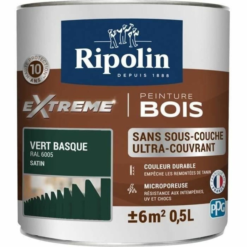 Vopsea de Grund Ripolin Vert Finisaj satinat 500 ml