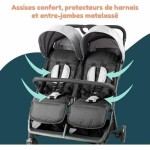 Cărucior de plimbat bebe Bambisol Gri