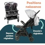 Cărucior de plimbat bebe Bambisol Gri