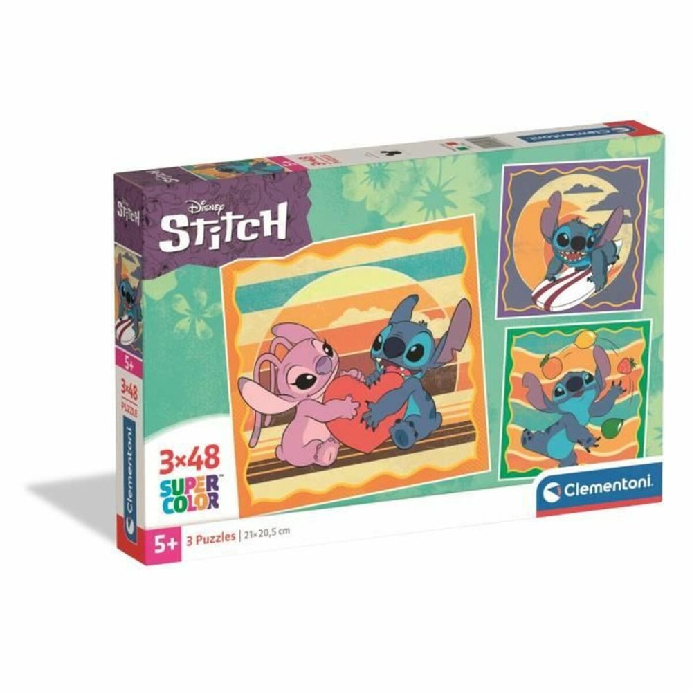 Puzzle Clementoni Stitch (3 Unități)