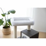 Suport de Ascuțit Gheare pentru Pisici Kerbl Gri Alb/Negru Sisal