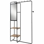 Mobilier pentru Hol Negru 100 x 185 x 37 cm