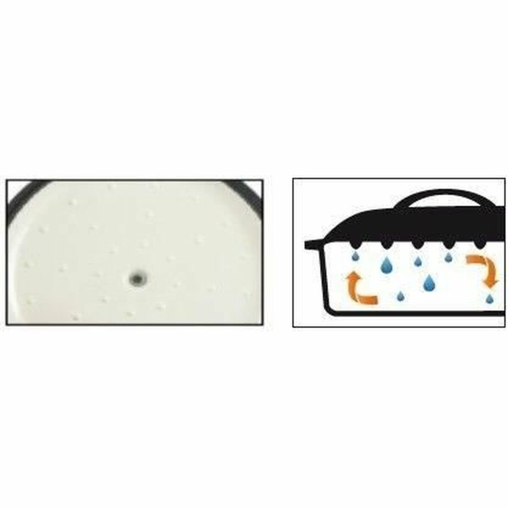 Caserolă Cu Capac GSW Gri 36 x 14 x 36 cm Fier turnat Ø 30 cm