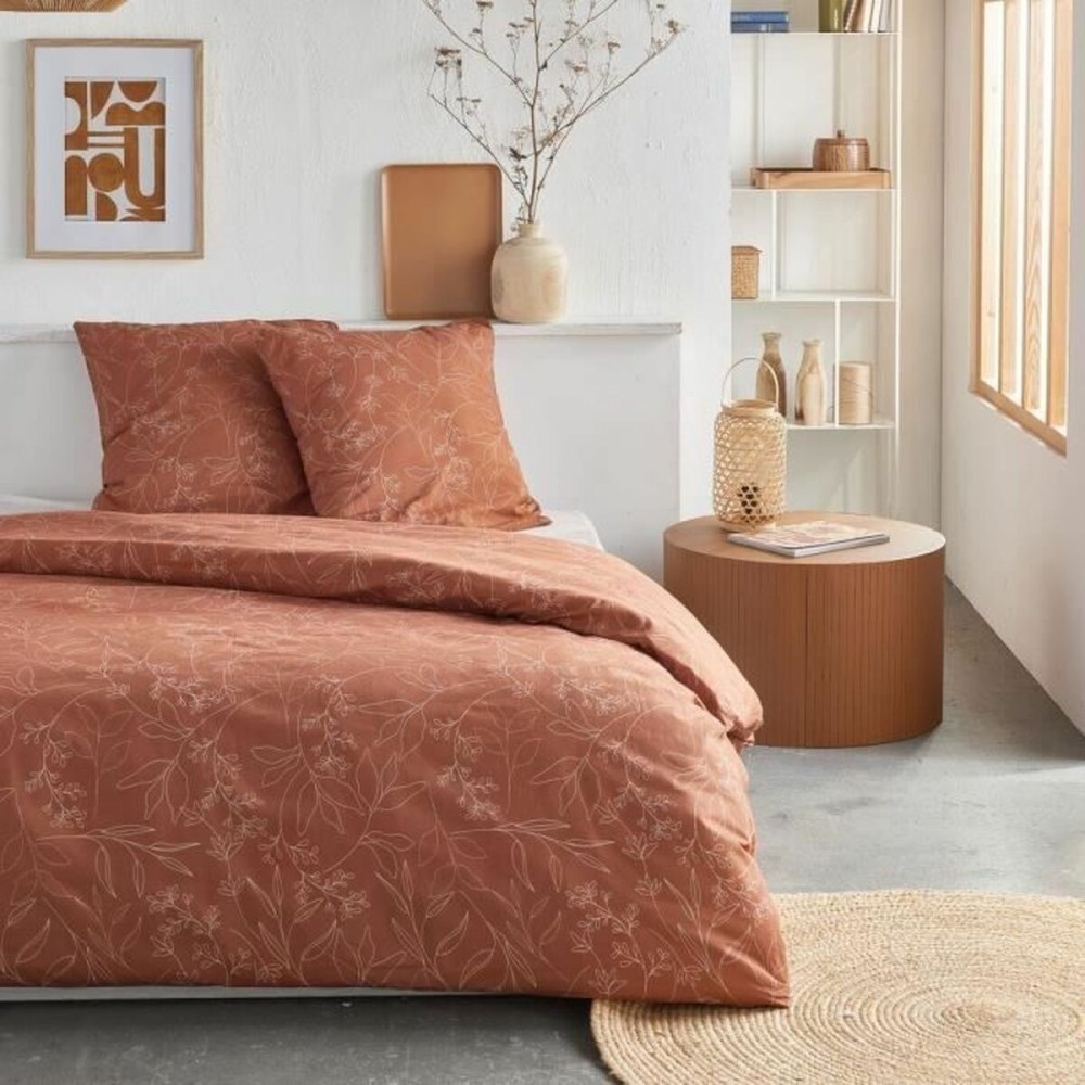 Set husă de pătură TODAY Portocaliu Orange Pat 180/200 2 Piese