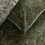 Set husă de pătură TODAY Verde Vert Pat 180/200 2 Piese