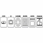 Caserolă Cu Capac GSW Negru Oțel emailat