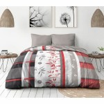 Set husă de pătură HOME LINGE PASSION SHIZUOKA Albastru Pat 200 3 Piese