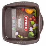 Vas pentru Cuptor Pyrex Maro Metal