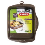 Tavă pentru Cuptor Pyrex Maro Negru Metal