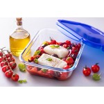 Recipient pentru conservarea alimentelor Pyrex Albastru Transparent Dreptunghiular 800 ml