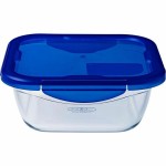 Recipient pentru conservarea alimentelor Pyrex Albastru Transparent 800 ml (2 Unități)