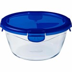 Recipient pentru conservarea alimentelor Pyrex Albastru Transparent Rotundă 1,6 L (6 Piese)