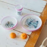 Set de Veselă Disney Melamina 3 Piese (2 Unități)