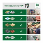 Burghiu percutor BOSCH UniversalHammer de 18 V