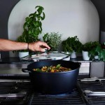 Caserolă Cu Capac Baumalu Negru Ø 32 cm 32 cm 34 x 17 x 34 cm