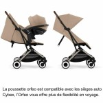 Cărucior de plimbat bebe Cybex Bej