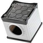 Pat pentru animale de companie Ferplast PETVILLA 50 Rășină termoplastic 38,5 x 43 x 38,5 cm Alb Gri