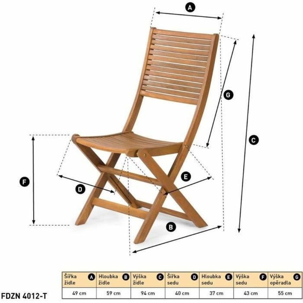 Zahradní židle Fieldmann FDZN 4012-T