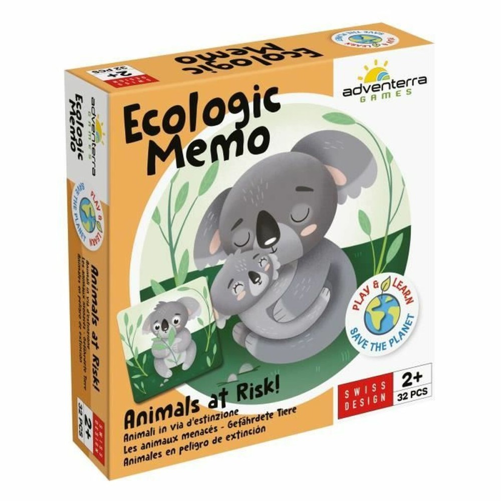 Joc Educativ Adventerra Memo Ecológico Animales en Peligro