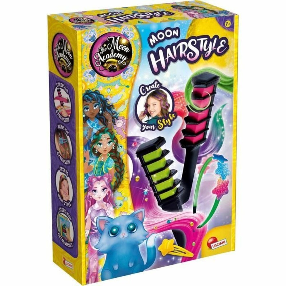 Vaikų plaukų kirpimo rinkinys Lisciani Giochi The Moon Academy Moon Hairstyle