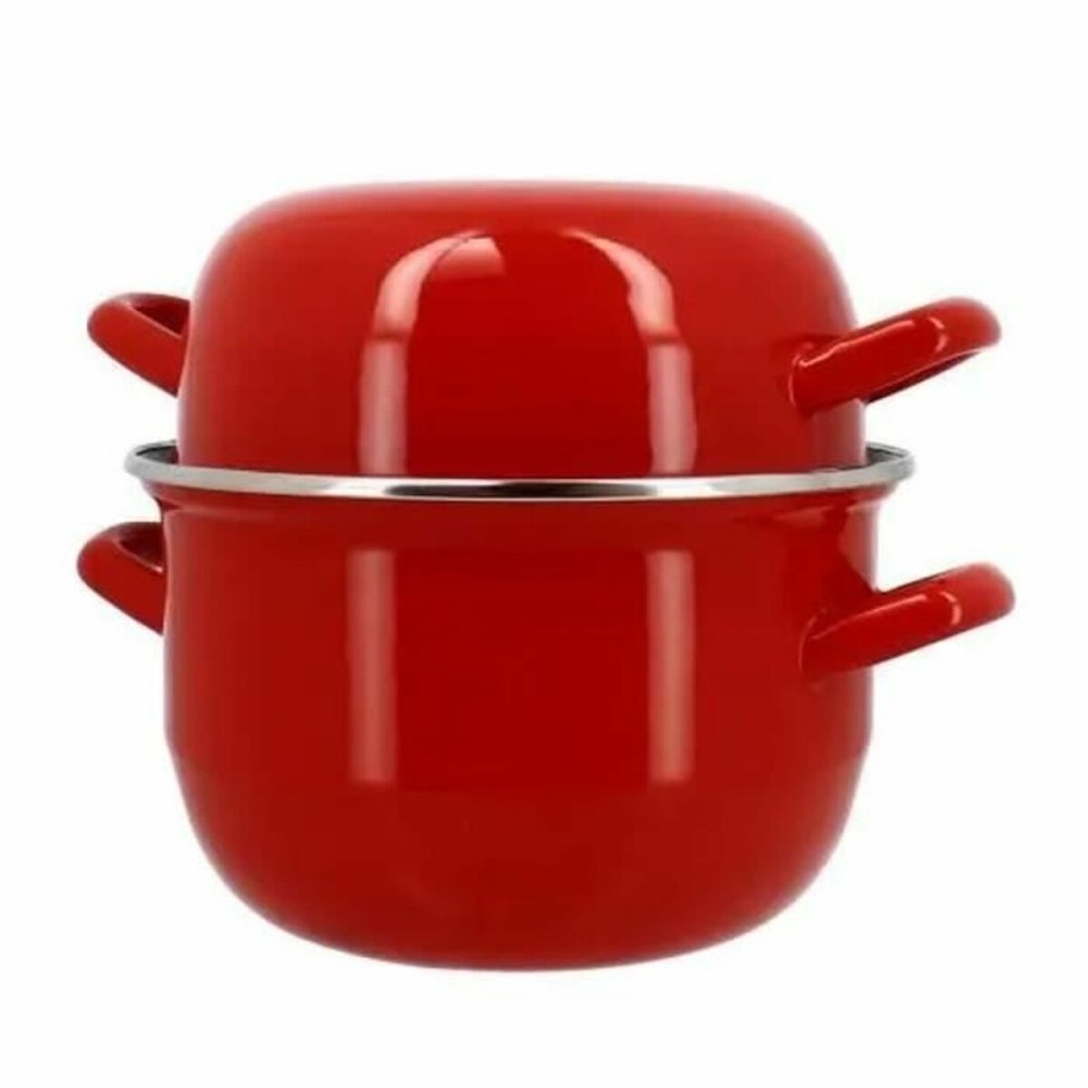 Tigaie Menastyl Negru Oțel emailat vitrificat