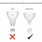 Bec LED Philips Alb G 400 lm 2 Unități (6500 K)