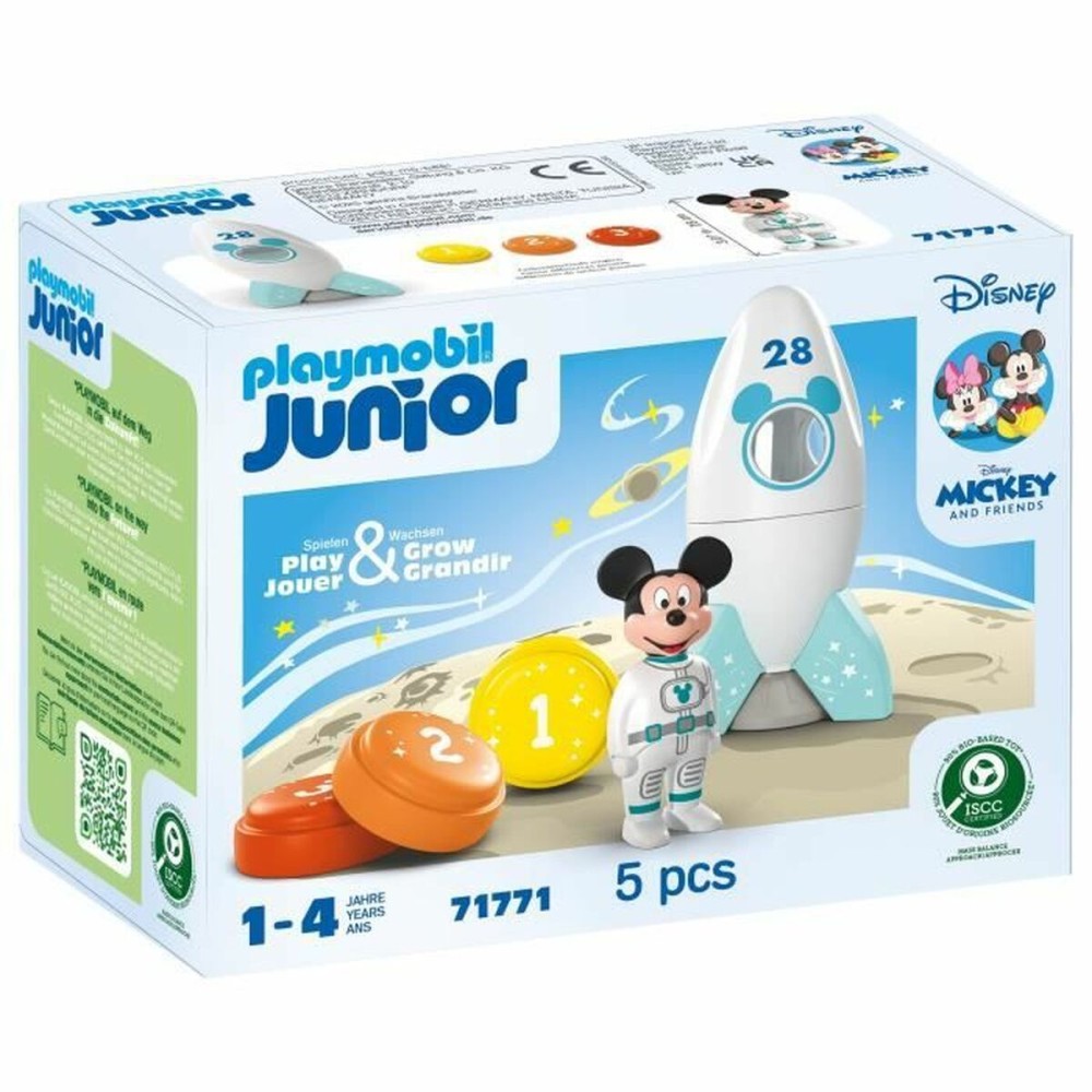 Playset Playmobil Junior 71771 Mickey astronaut Disney 5 Piese