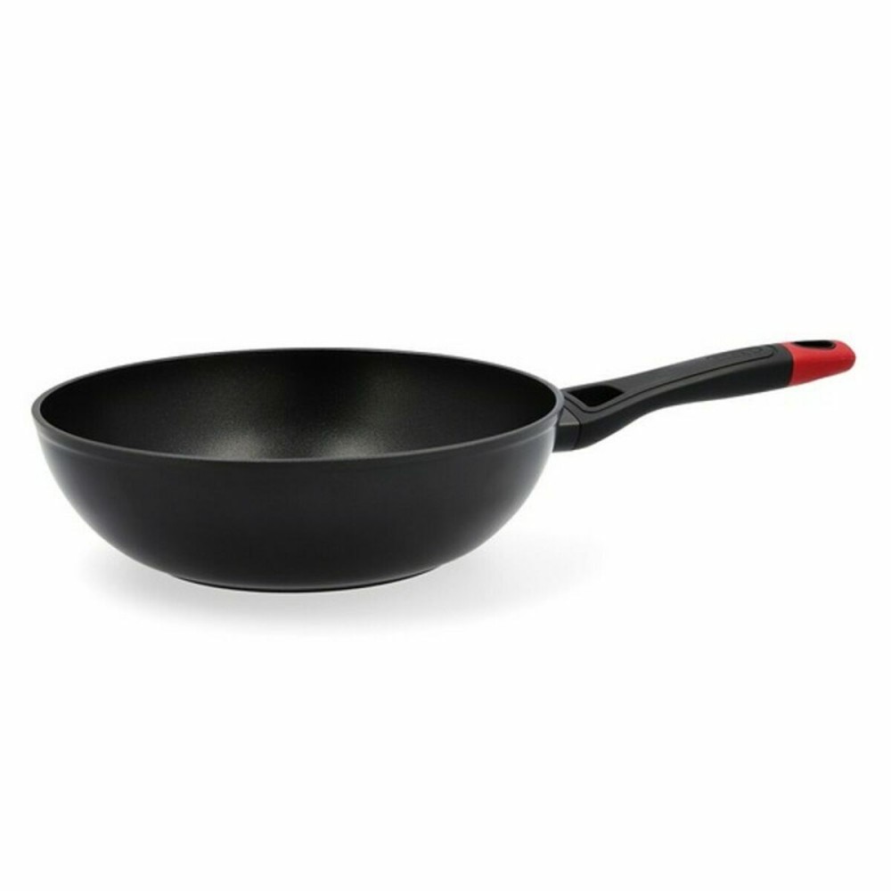 Tigaie Wok Pyrex Negru Aluminiu