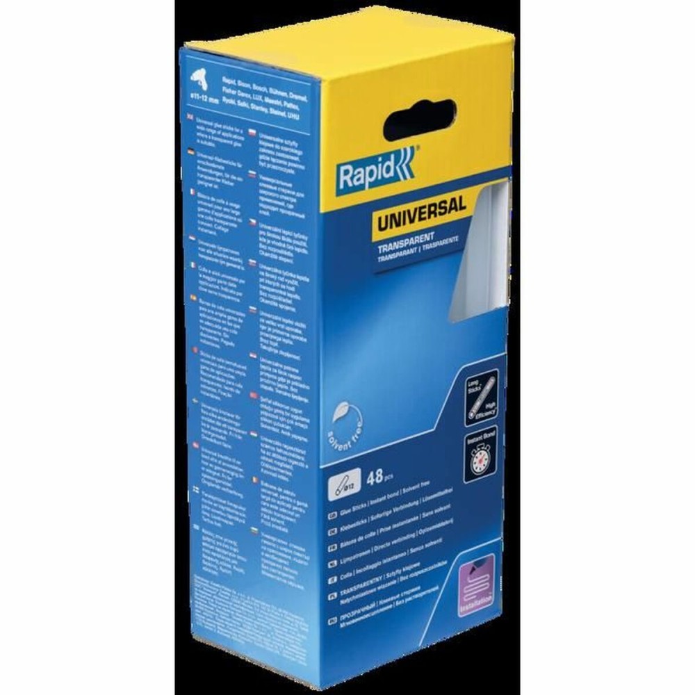 Batoane de adeziv topit la cald Rapid Rapid Ø 12 mm 48 Piese
