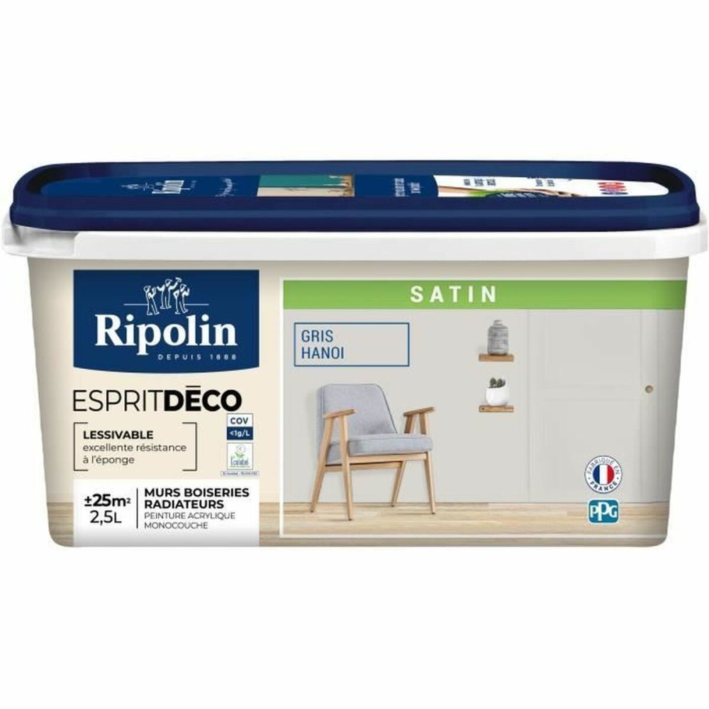 Vopsea acrilică Ripolin Gri Antracit 250 ml