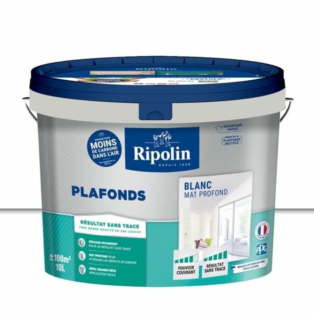 Tablou Ripolin Alb Mat 10 L