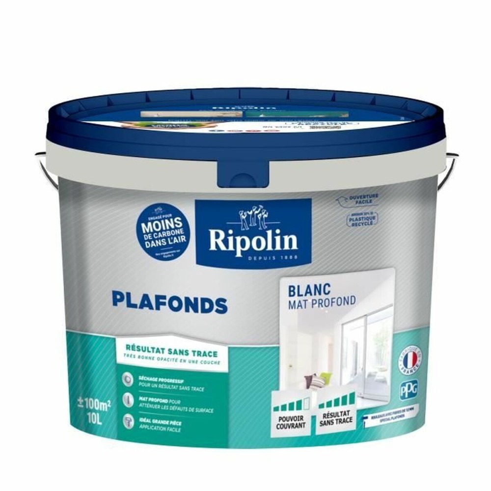 Tablou Ripolin Alb Mat 10 L