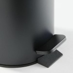 Coș de gunoi pentru hârtie cu pedală TODAY UTILITY Negru 3 L 17 x 25 cm