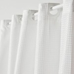 Perdea de duș TODAY Alb Poliester 180 x 200 cm (12 Unități)