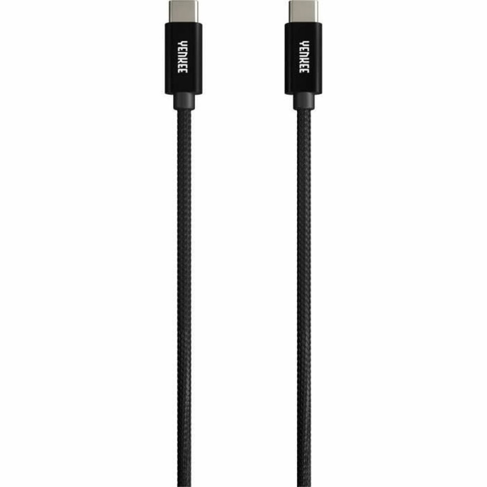 Cablu USB-C Yenkee YCU C02 BK Negru 0,2 m
