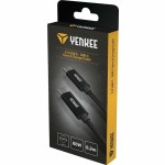 Cablu USB-C Yenkee YCU C02 BK Negru 0,2 m