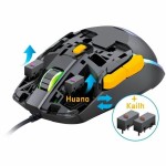 Mouse Yenkee MARKSMAN YMS 3600YW Negru 3600 DPI