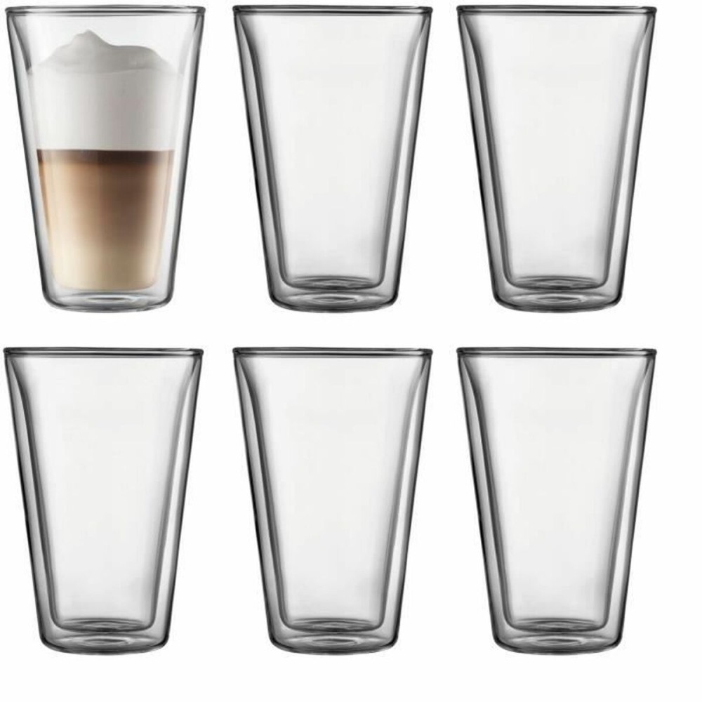 Set de pahare Bodum 400 ml Transparent Sticlă borosilicată Neted 6 Piese (6 Unități)