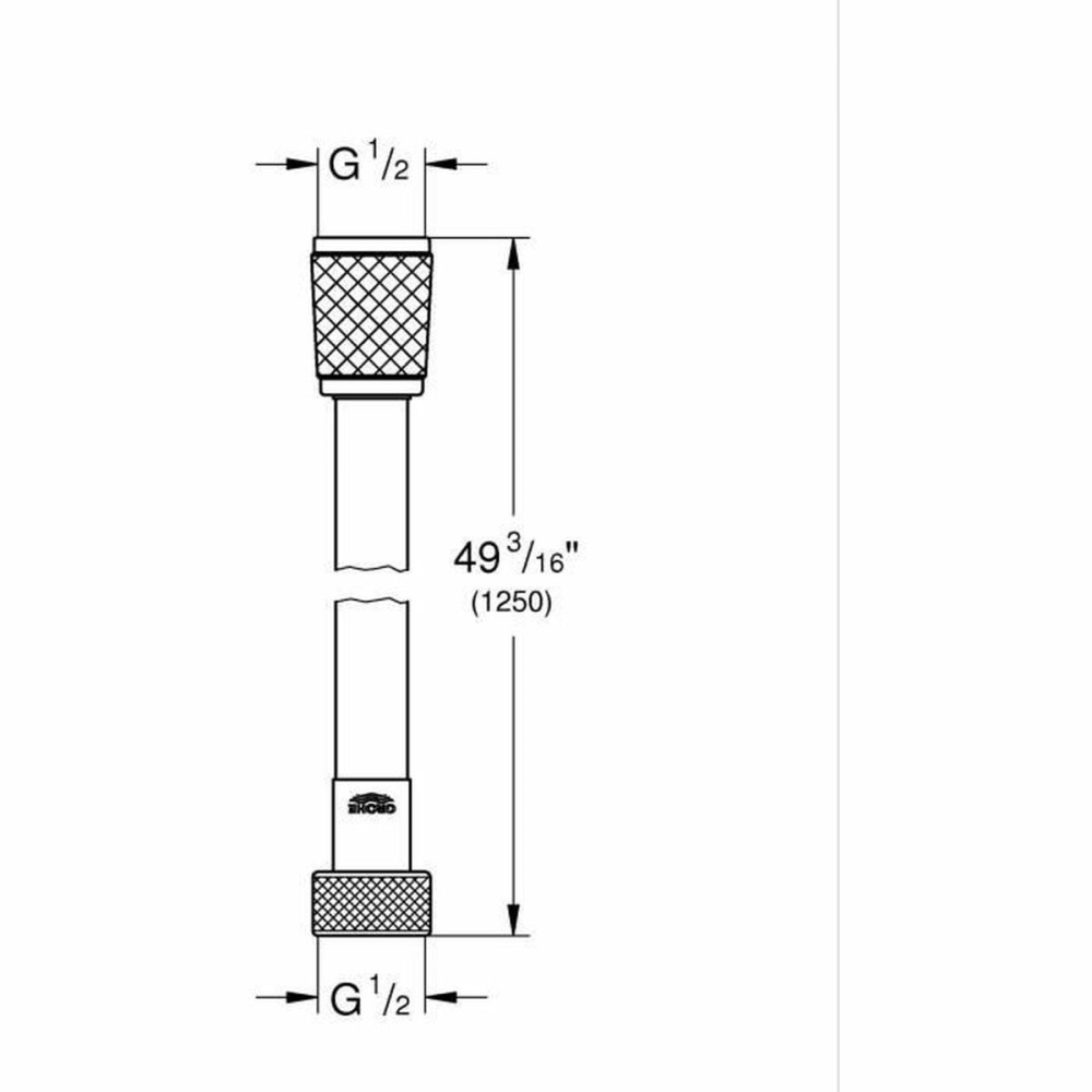 Furtun de duș Grohe VitalioFlex 1,25 m