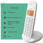 Telefon fără Fir Logicom DECT ILOA 155T SOLO Alb