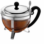 Ceainic Bodum Gri 1 L Sticlă Oțel inoxidabil