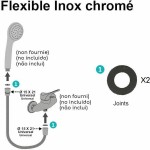 Furtun de duș Edouard Rousseau 1,5 m