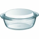 Caserolă Cu Capac Pyrex 1,4 L 18 x 9 x 21 cm Alb Transparent Sticlă