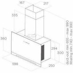 Hotă Convențională Elica Negru