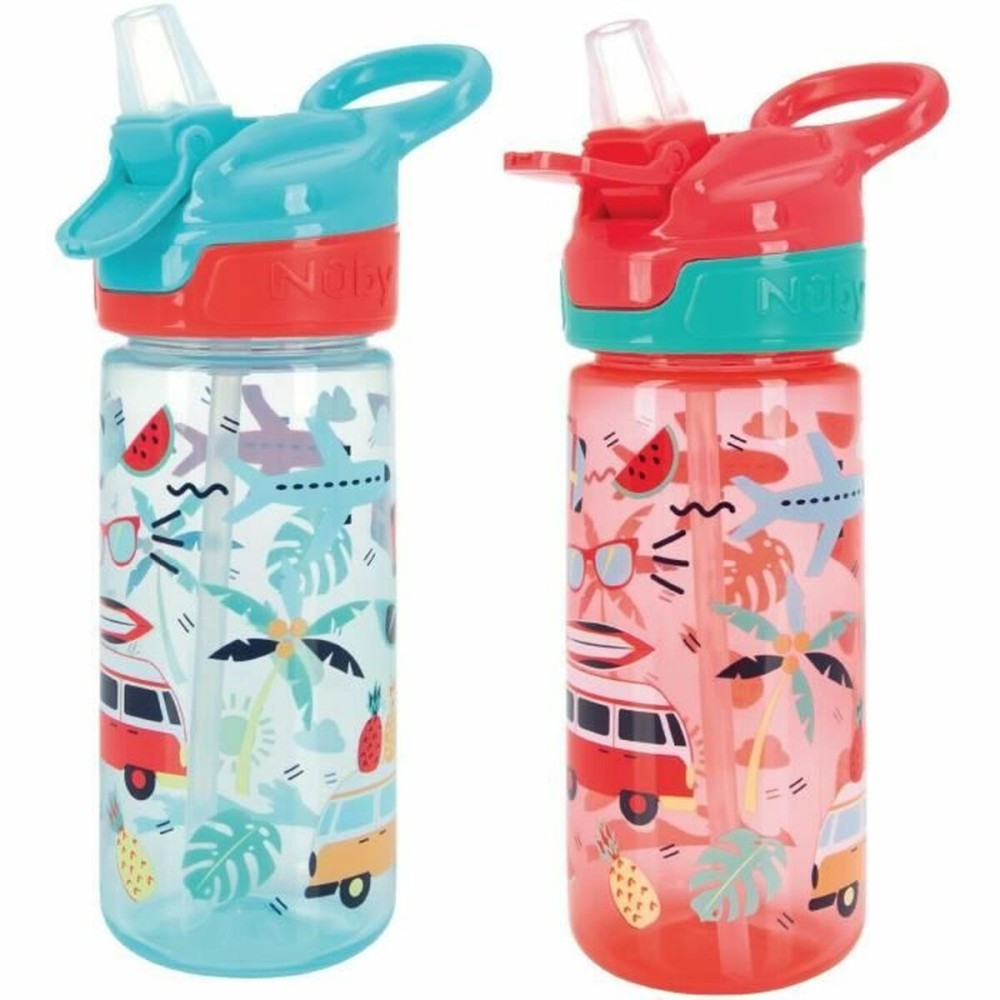 Paharul de învăţare Nûby Roz Rose 540 ml