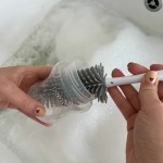 Perie pentru Curățare Biberon și Tetină Nûby Mâner ergonomic