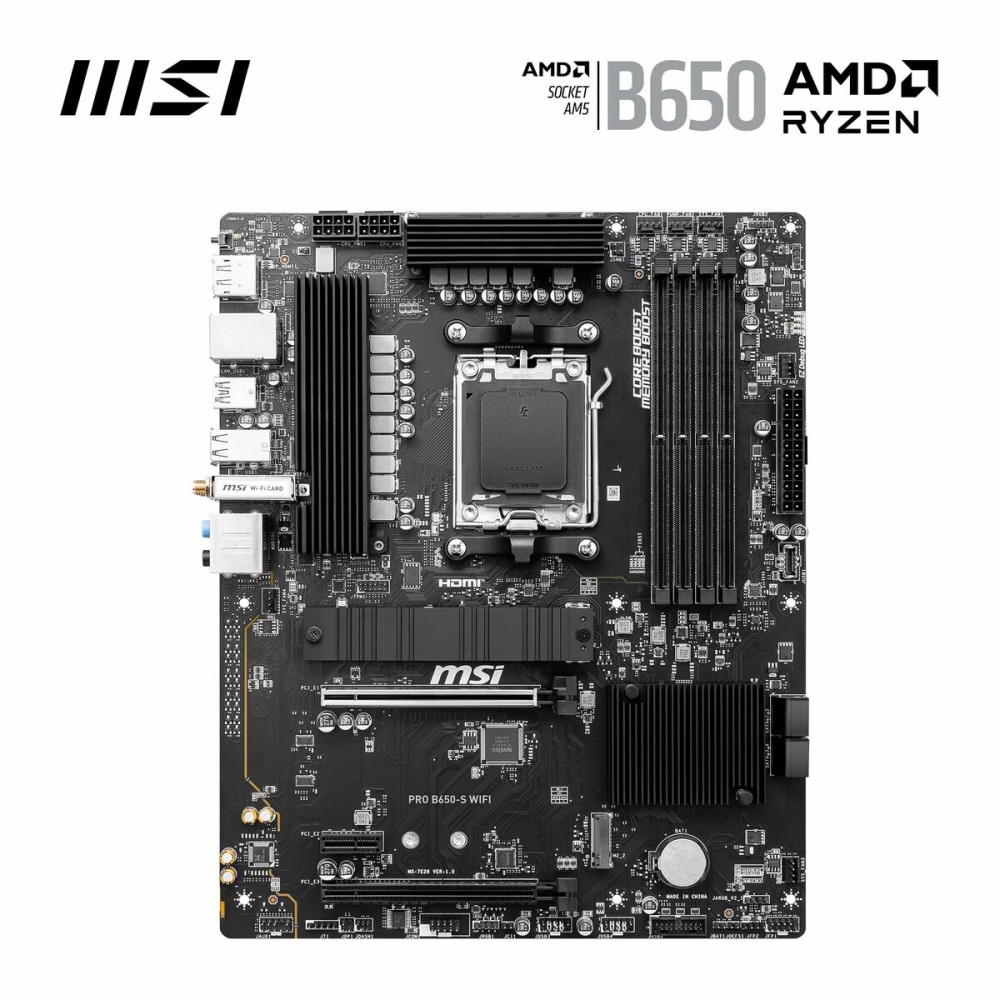 Placă de Bază MSI AMD AM5 AMD AMD B650